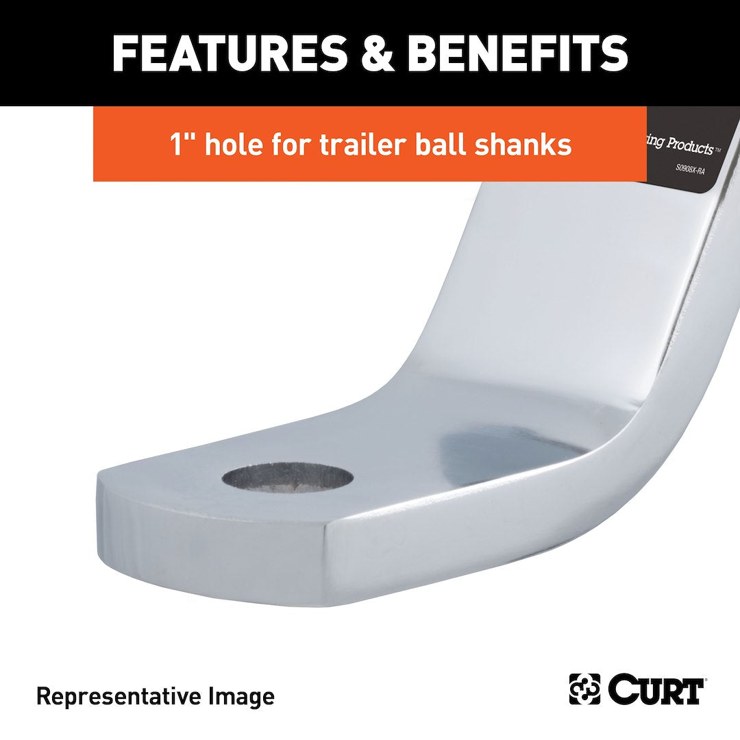 Curt 45296 Trailer Hitch Ball Mount - image 6