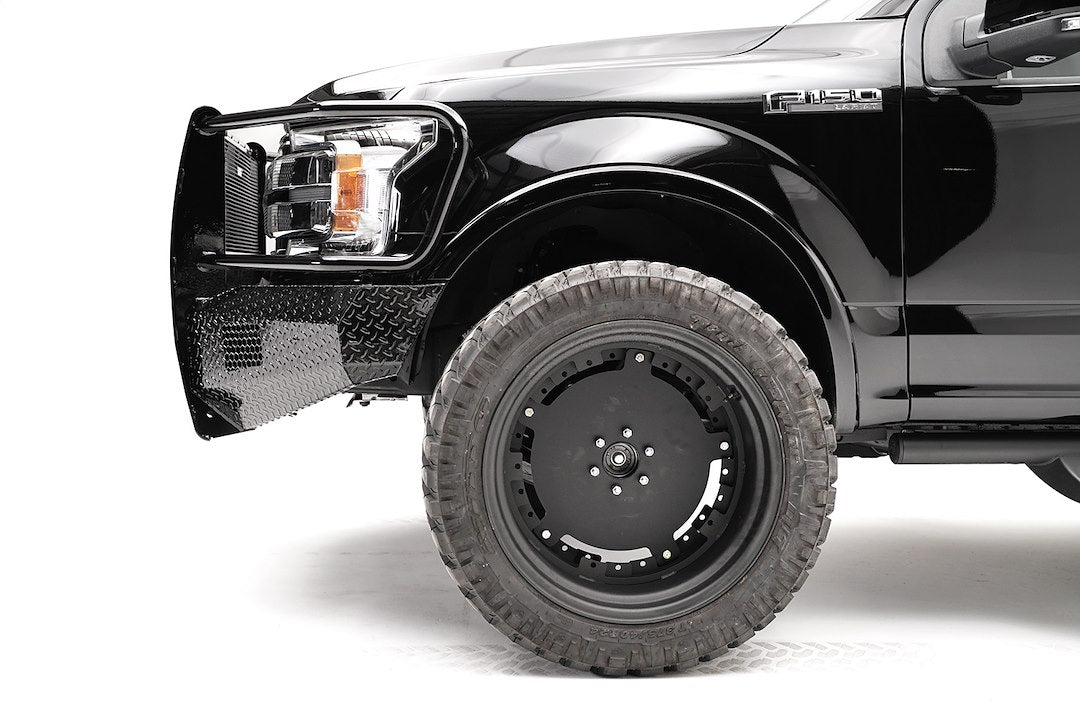 Fab Fours FF18-K4560-1 Black Steel Bumper for F-150