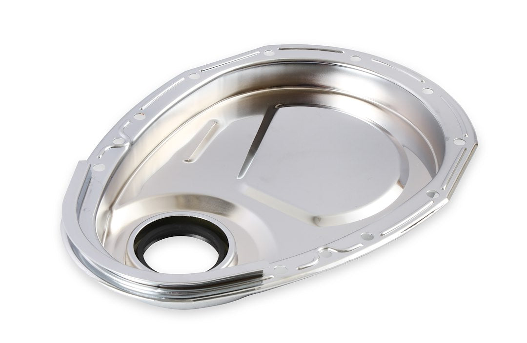 Mr. Gasket 4590 Chrome Small-Block Chevrolet Timing Cover