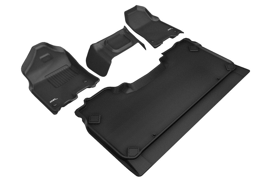 3D Mats KAGU Floor Liner Thermoplastic Rubber Of Carbon Fiber Texture L1DG02701509 - image 1