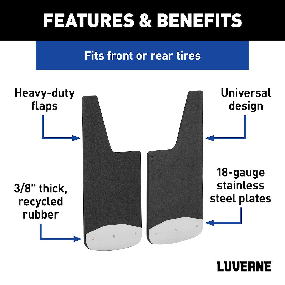 Luverne 251220 Textured Rubber Mud Flap