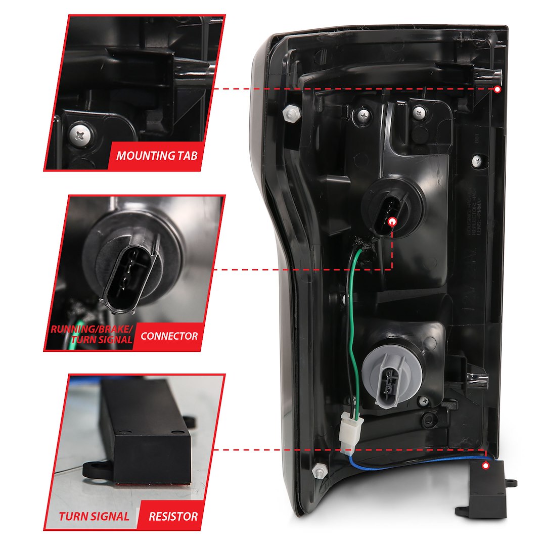 ANZO USA Uses OEM Sockets And Wiring OEM LED Tail Light Assembly 311285 - image 4