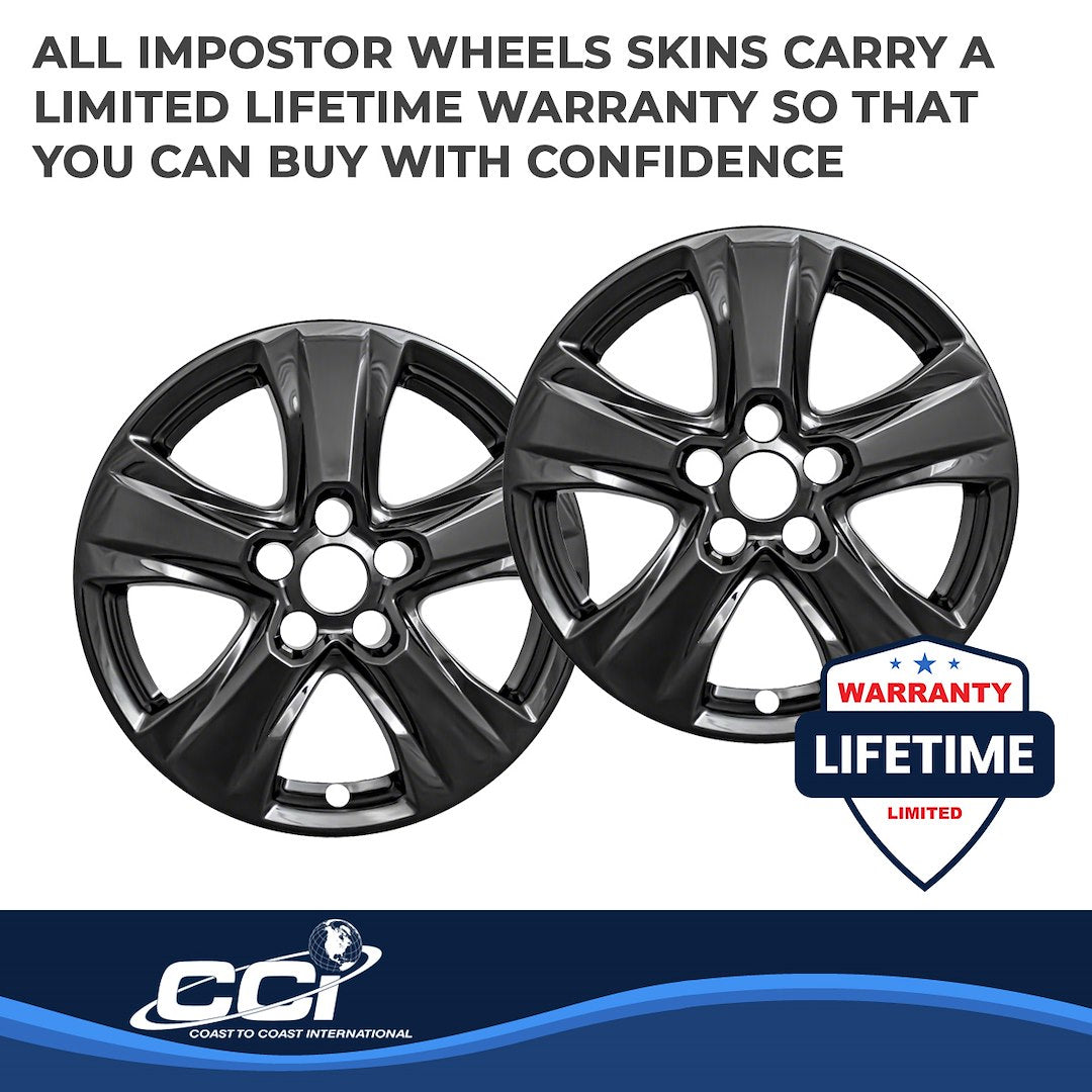 Coast To Coast IMP434BLK Black RAV4 XLE Impostor Wheel Skins - image 4