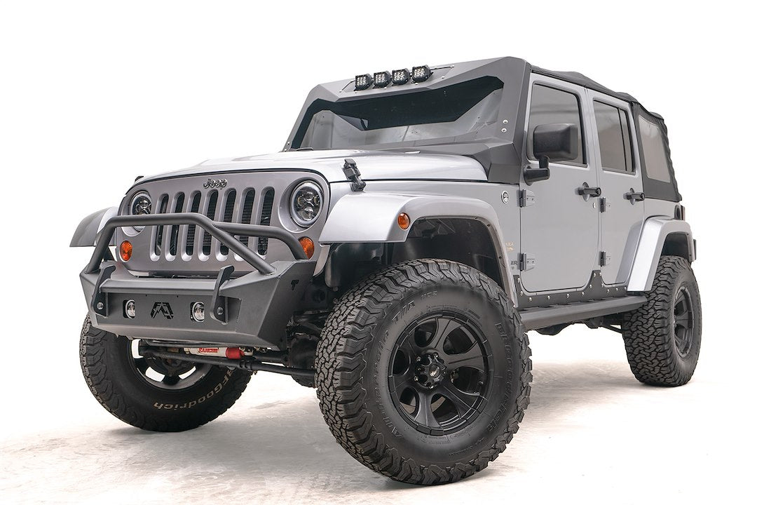 Fab Fours JK07-B1952-1 Stubby Pre-Runner Bumper