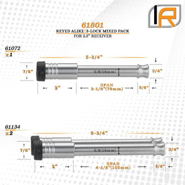 Infiniterule 61801-S Trailer Hitch Pin - image 2
