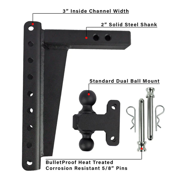 Bulletproof Hitches Hd2012 Trailer Hitch Ball Mount - image 8