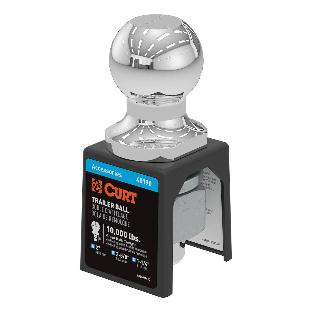 Curt 40190 Trailer Hitch Ball - image 1