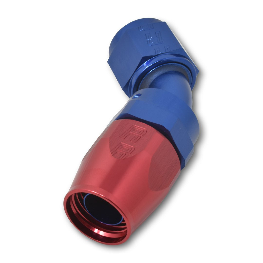 Russell 610080 Full Flow 45° Crimp-On Hose End, -4 AN