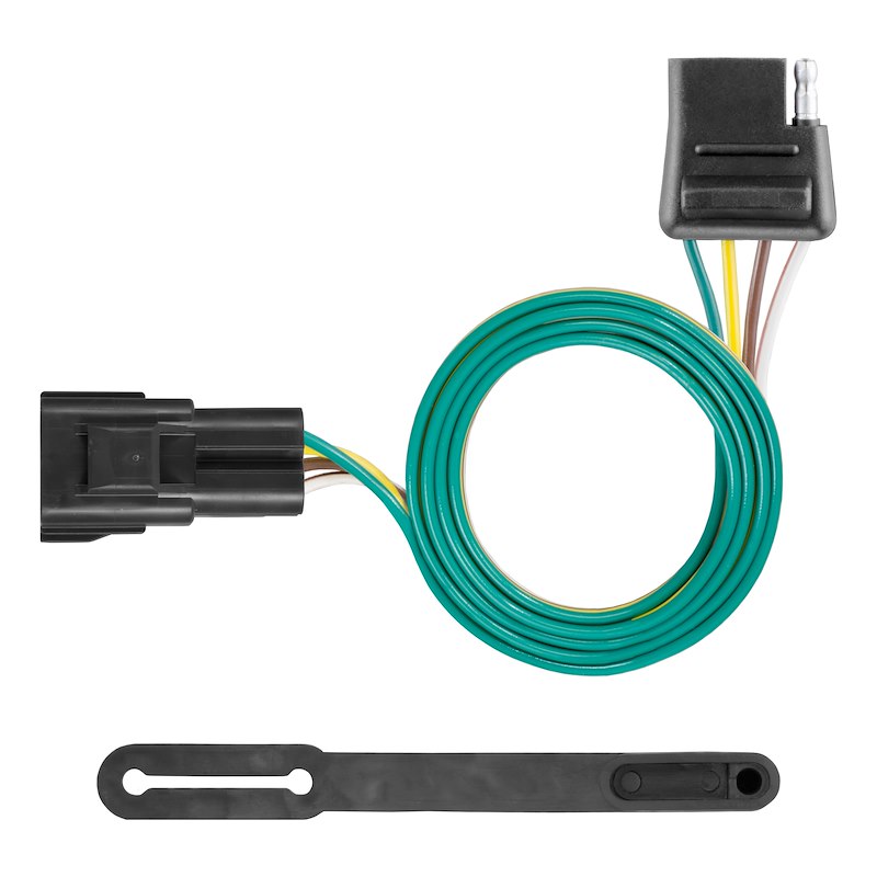 CURT 56325 4-Way Flat Trailer Wiring T-Connector for Cadillac XT5 & GMC Acadia