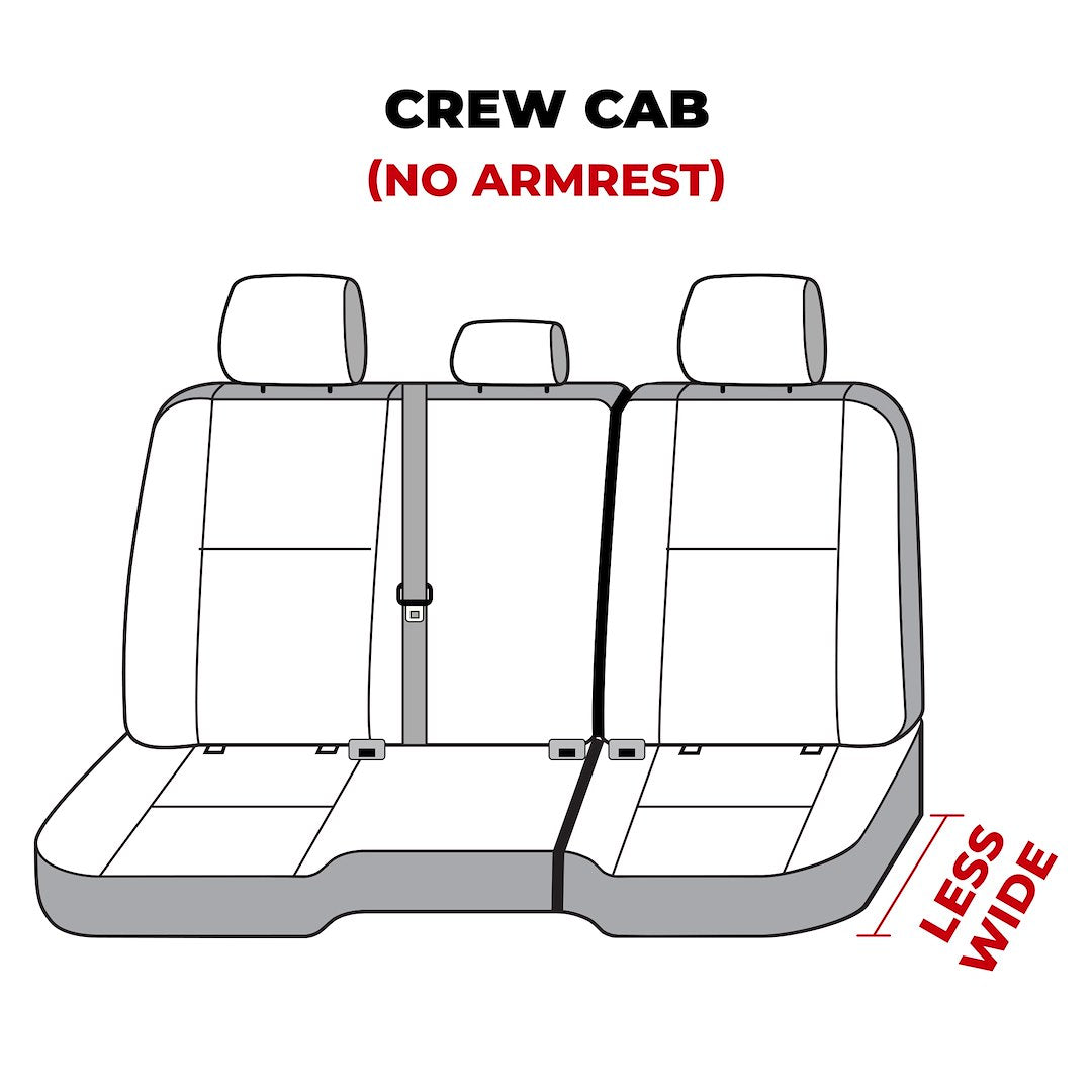 Covercraft SS8397PCCH SeatSaver Charcoal Dodge Rear Cover - image 5