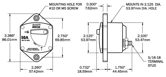 Blue Sea 7038-Bss Circuit Breaker - image 2