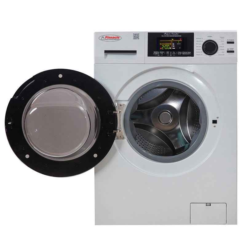 White 15 lb Washer Dryer Combo – 110V, Convertible Drying 22-4600 L W