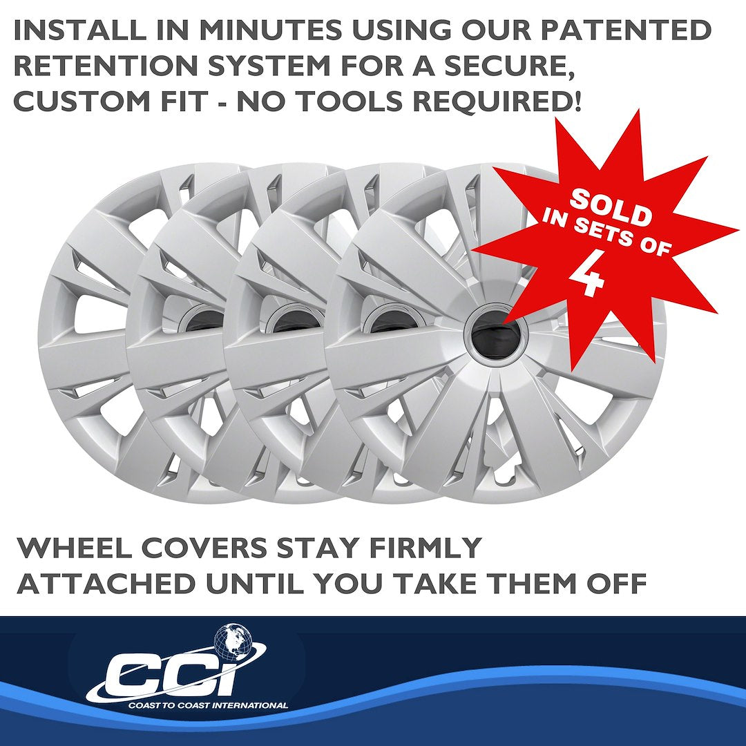 Coast To Coast 53716S Jetta Silver 7-Spoke Covers - image 5