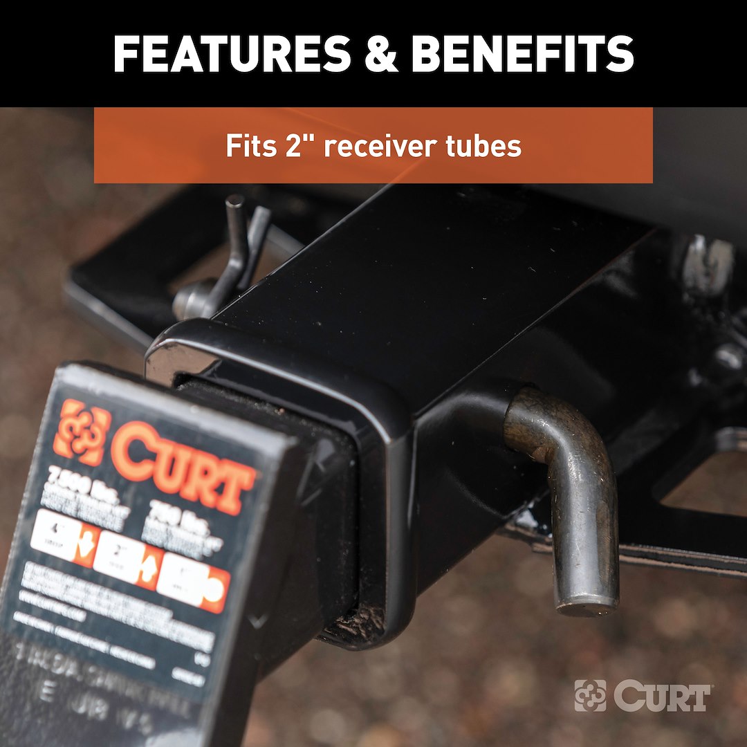 CURT Single Fully Universal 2 Inch Receiver Hitch Trailer (21579)