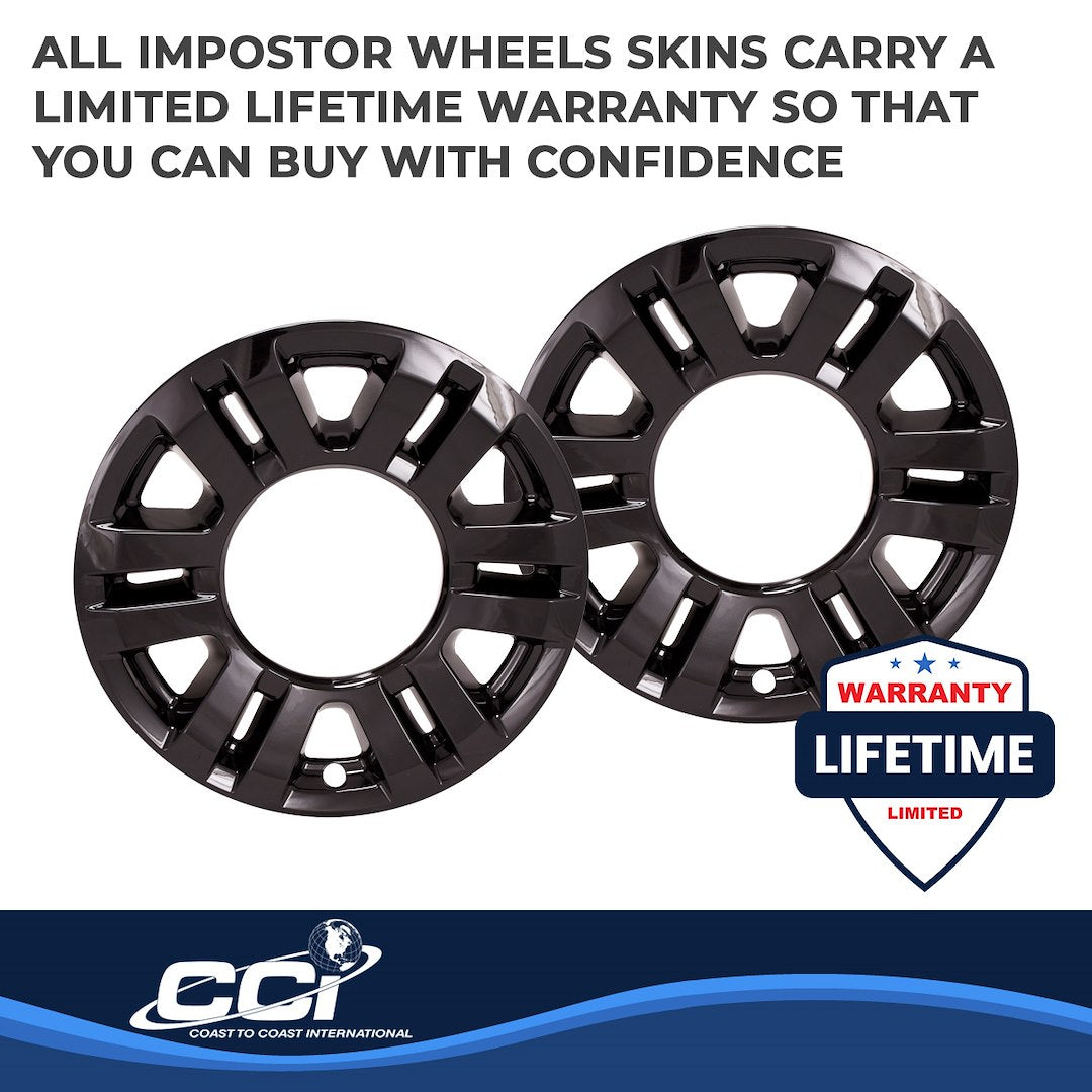 Coast To Coast IMP470BLK F-250 XLT Black Wheel Skin - image 3