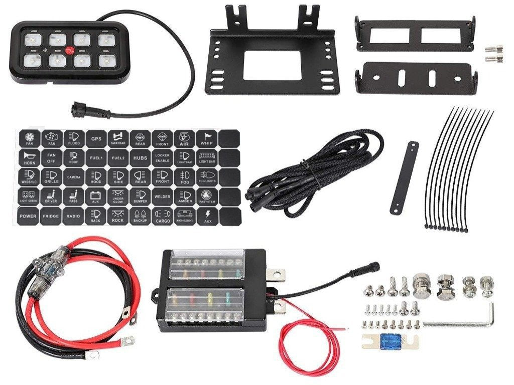 Cali Raised LED CR2401 Eight-Switch Control Panel - image 1
