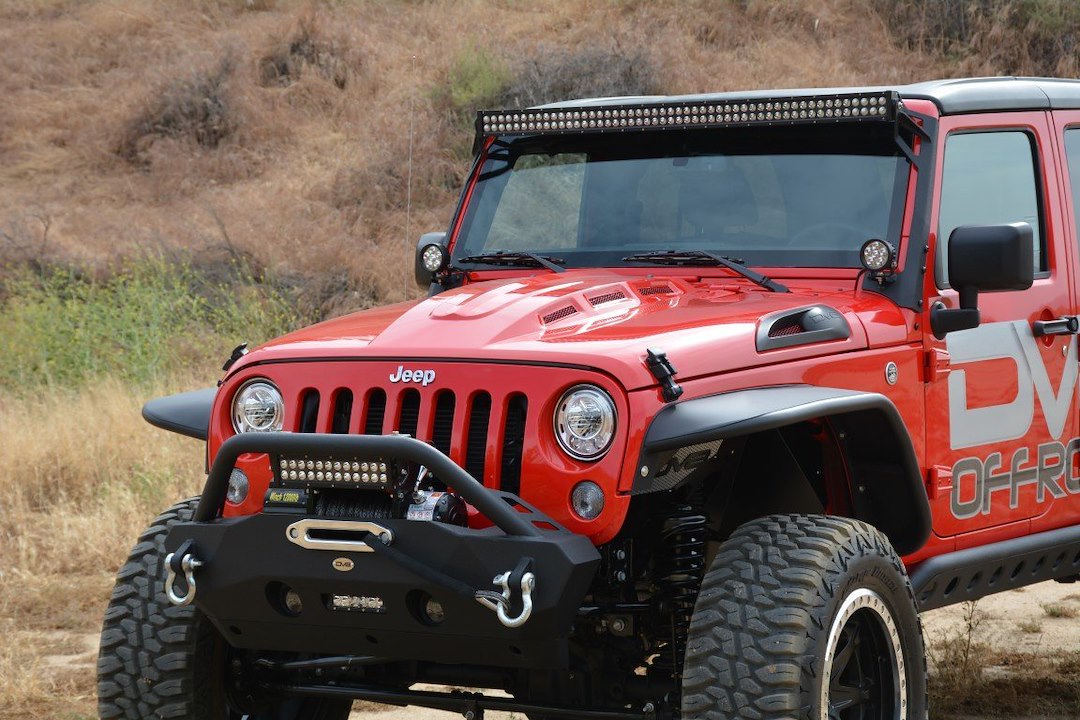 DV8 Offroad HDMB07-02 Black Vented Heat-Dispersion Hood