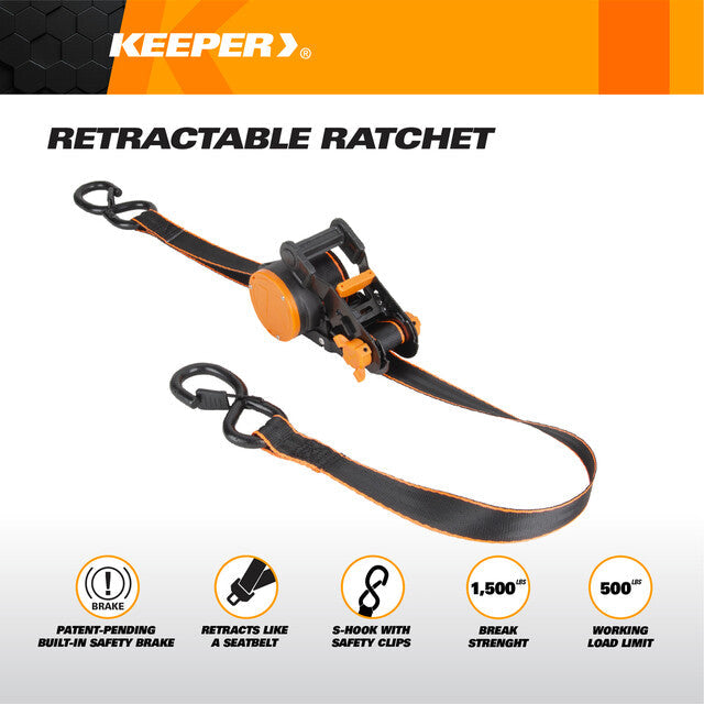Keeper Corporation 43557 Ratchet Tie-Down Strap