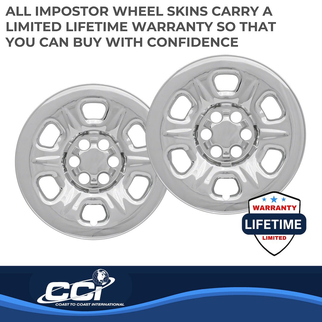 Coast To Coast IMP69X 16-Inch Chrome Frontier Wheel Skins - image 3
