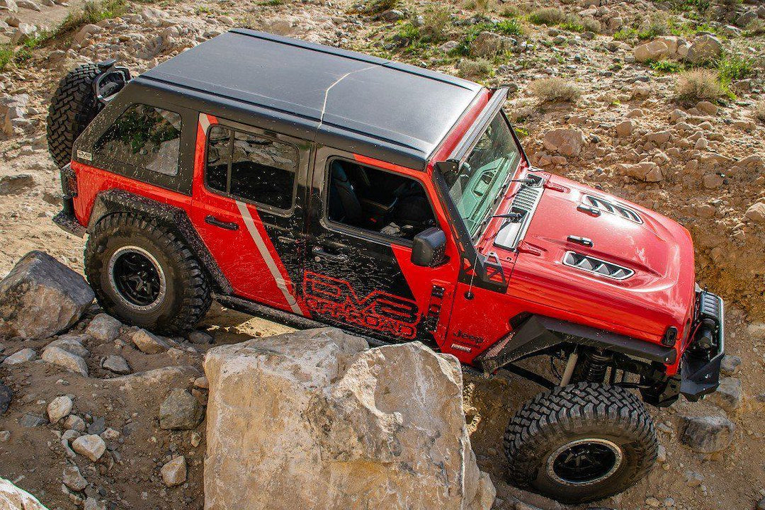DV8 Offroad HDMBJL-TA Jeep JL Rubicon-Style Vented Hood