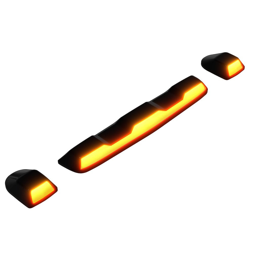 Recon 264158xbk Smoked Cab Lights for Chevy 2500/3500
