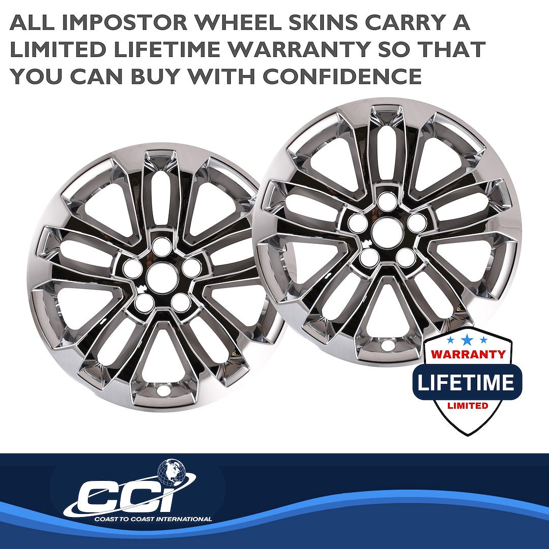 Coast To Coast IMP462X Escape Chrome 17-Inch Wheel Skins - image 3