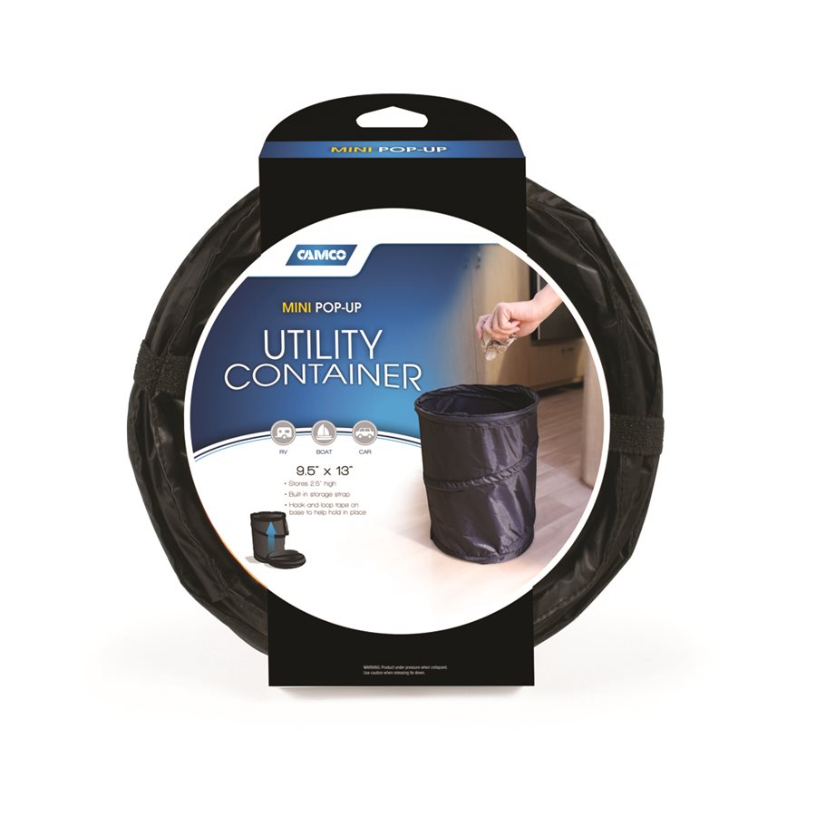 Camco Trash Can (42903) – Material: Plastic