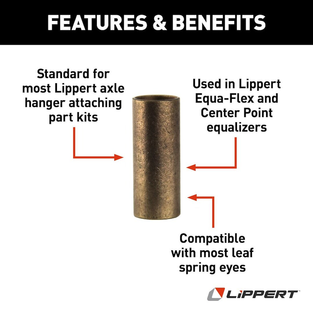Lippert Components Trailer Axle Leaf Spring Bushing (126171)