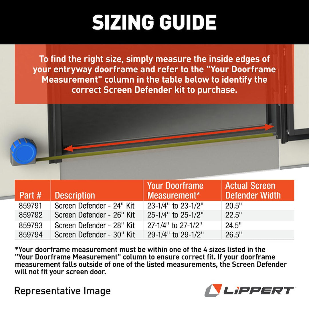 Lippert Components 859794 Screen Door Grille - image 3