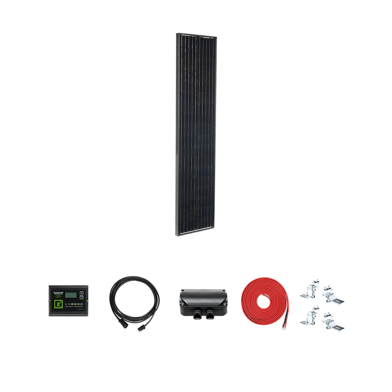 Zamp Solar KIT1021 95W Legacy Black RV Solar Kit – 40A 5-Stage PWM Charge Controller