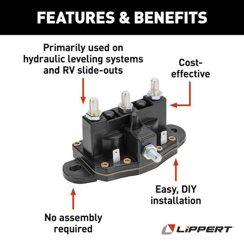 Hydraulic Solenoid – 12V Replacement for RV Slide Out & Leveling Systems