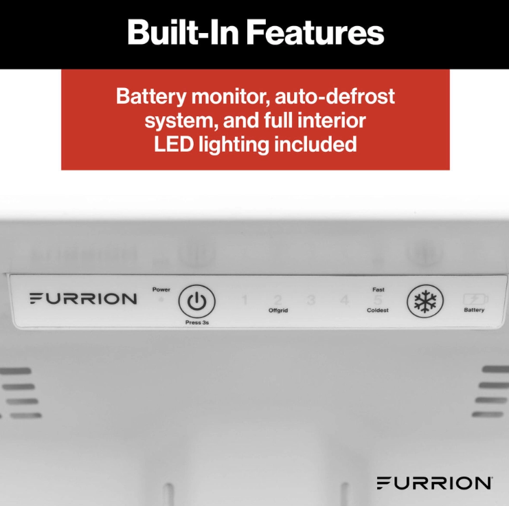 Furrion 2024120714 12V DC RV Fridge– 10.6 Cu. Ft. Dual Door