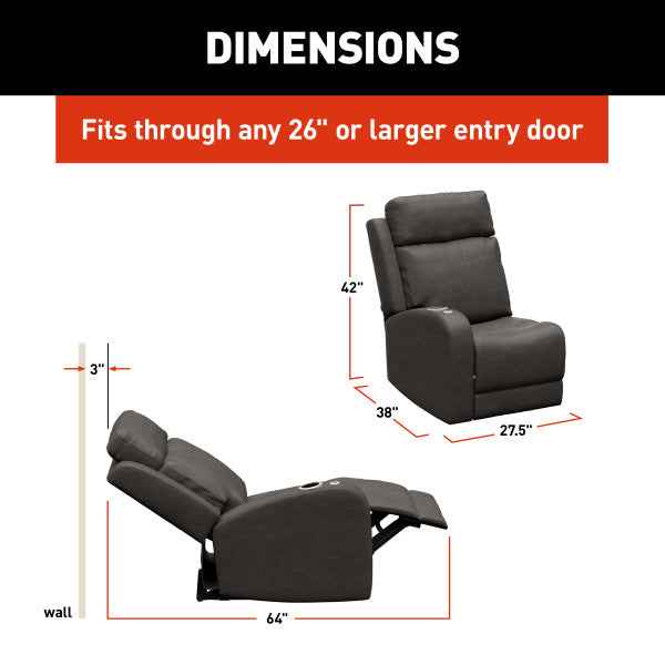 Thomas Payne Seismic Theater Right-Hand Recliner – McCoy – 2024044200