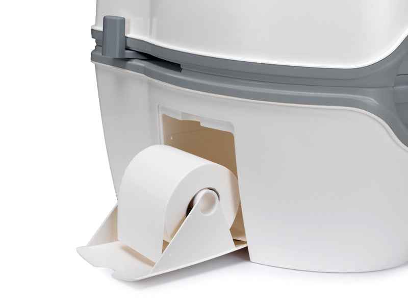 Thetford Porta Potti 565E Portable Electric RV Toilet – White/Gray 92306
