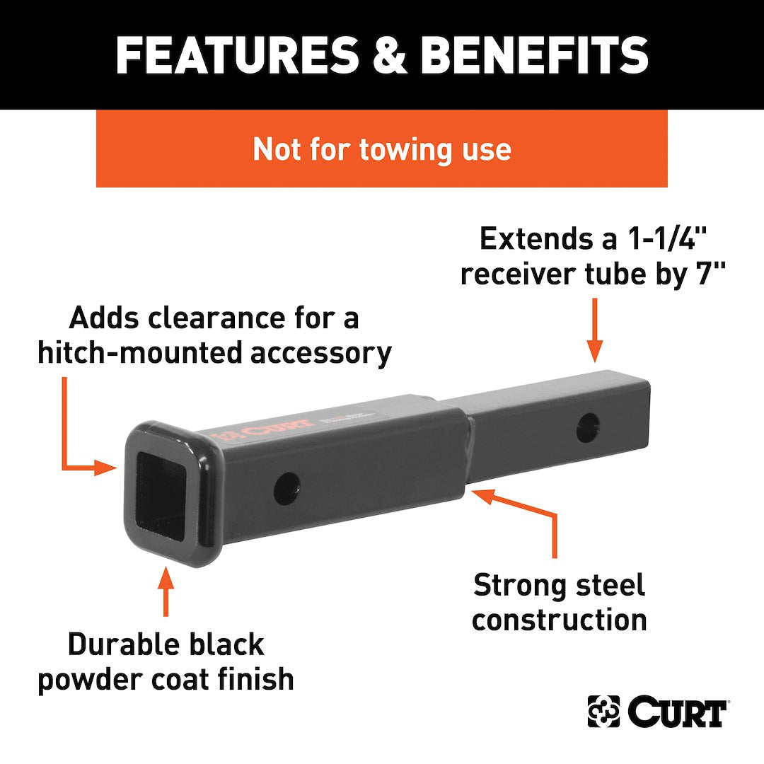 Curt 45789 Trailer Hitch Extension - image 2