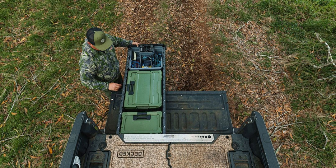 Decked A0020-HRAK-GRN Halfrack 32 Ranger Green Organizer