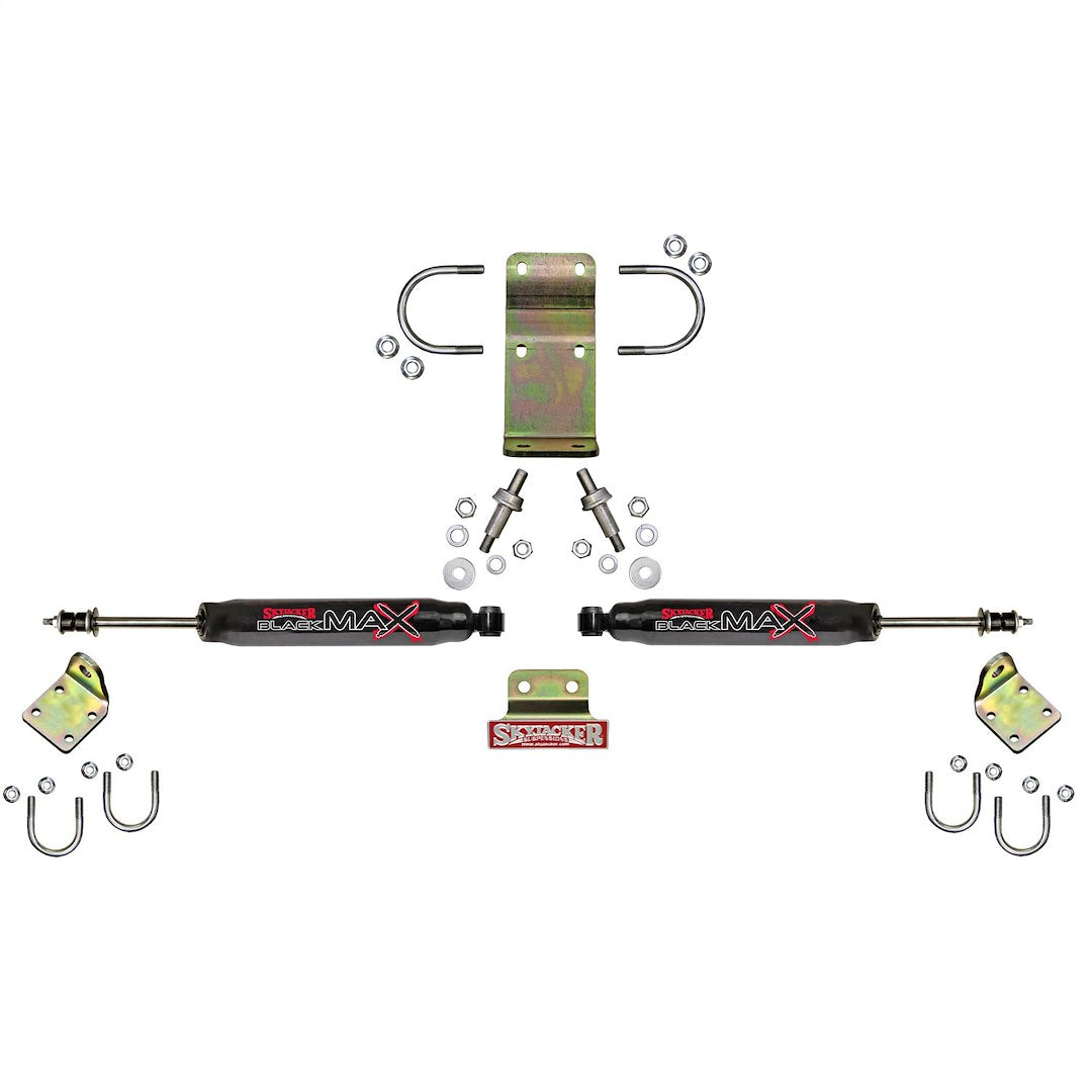 Skyjacker 8208 Black Max Dual Twin-Tube Steering Stabilizer