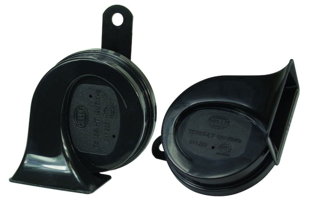 Hella 011225831 Black Trumpet Horn Kit