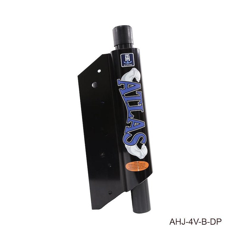 T-H Marine Black ATLAS Hydraulic Jack Plate 4" Setback – AHJ-4V-B-DP