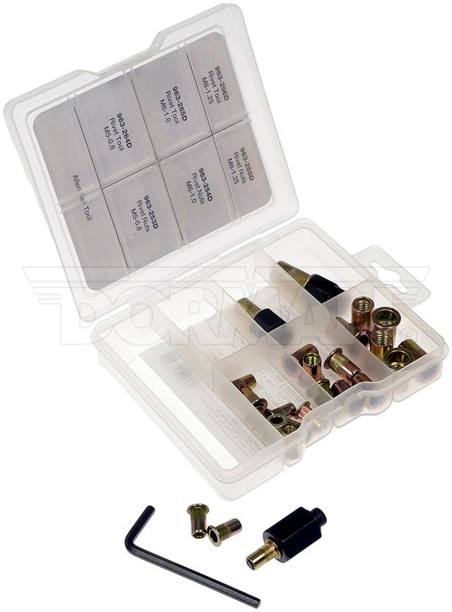 Dorman 963-998 Rivet Nut Tool and Fastener Assortment - image 2