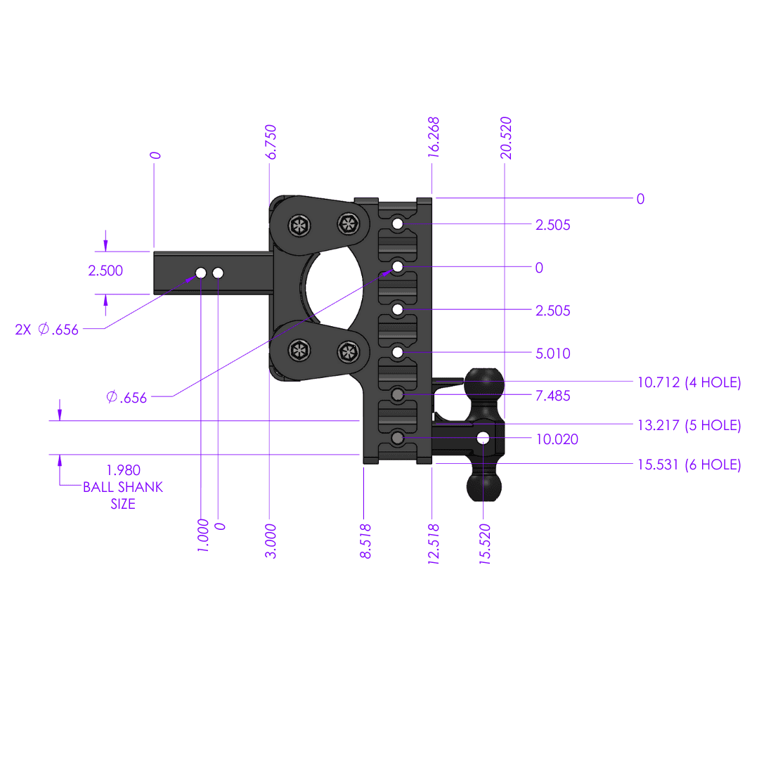 Gen-Y Hitch Gh-1226 Trailer Hitch Ball Mount - image 7