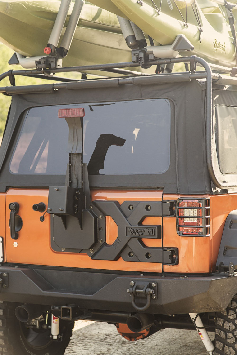 Rugged Ridge 11546.50 Heavy-Duty Spare Tire Carrier Kit for JK