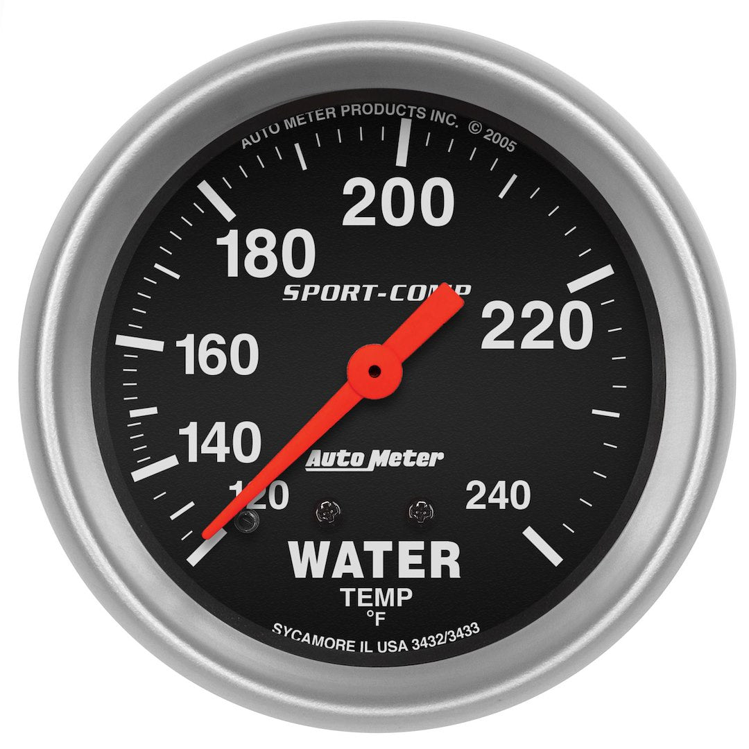 Autometer 3432 Gauge Water Temperature - image 1