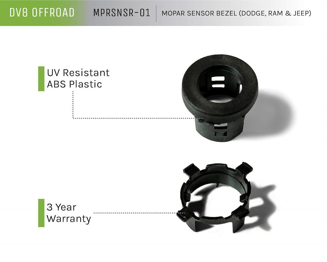 DV8 Offroad MPRSNSR-01 Mopar Parking-Sensor Bezel