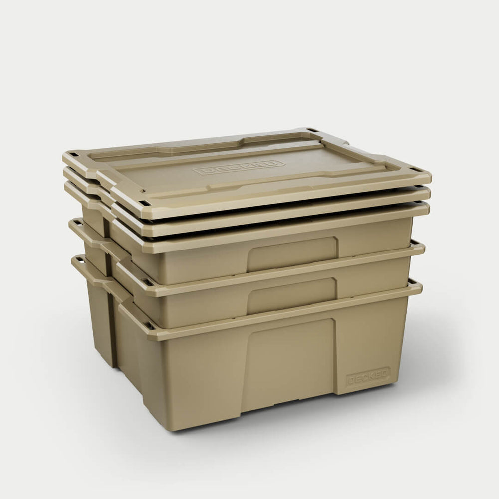 Decked A0040-DBIN-TAN D-co Bin 32 Tan Cargo Organizer