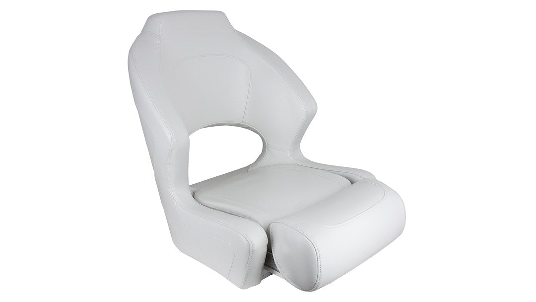 Springfield Marine 1043259 White Deluxe Sport Boat Seat