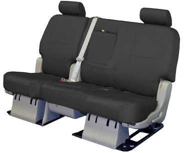 Coverking Q1DG7058 Black Vinyl Full-Bench Seat Cover - image 1