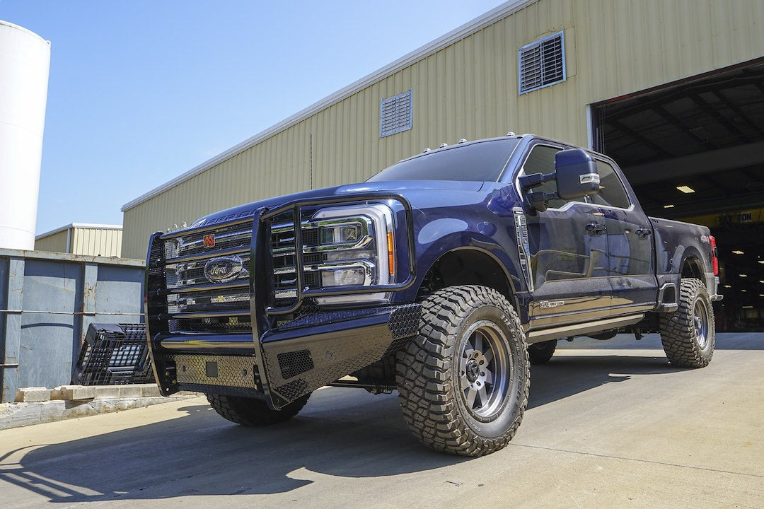 Fab Fours FS23-S5960-1 Black Steel Front Bumper