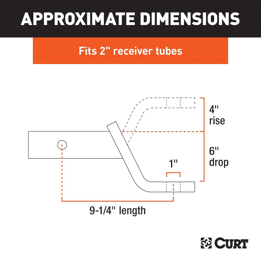 Curt 45070 Trailer Hitch Ball Mount - image 6