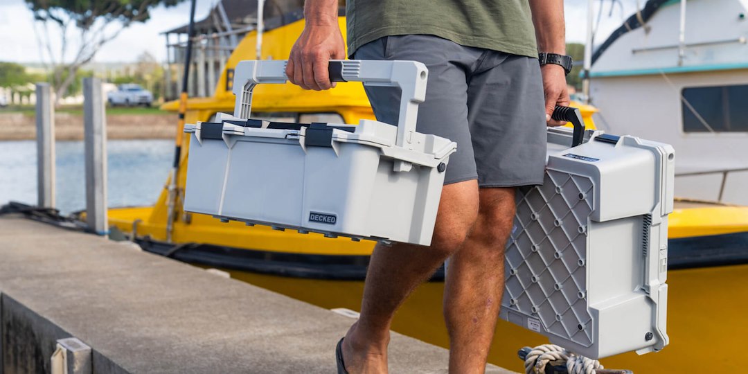Decked A0010-SIXR-GRY Sixer 16 Cool Gray Cargo Organizer